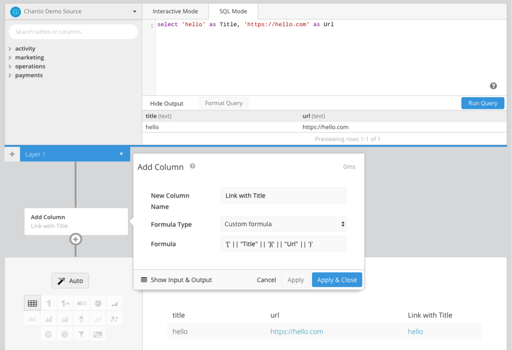 Add Column with Custom formula