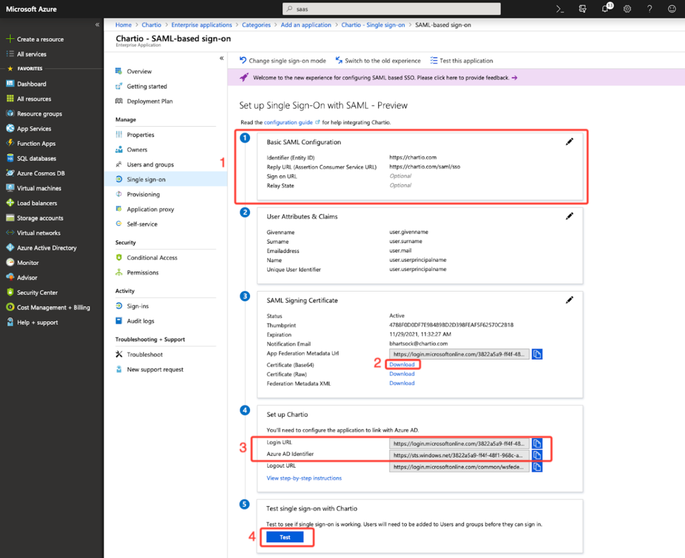 Follow the instructions to test integration