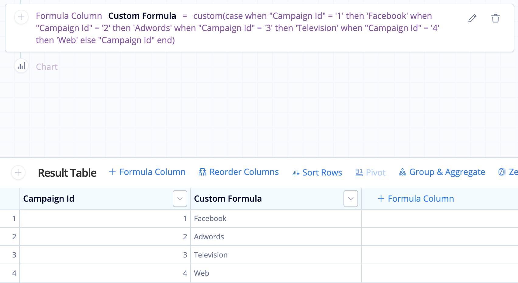 Edit multiple results using a CASE statement