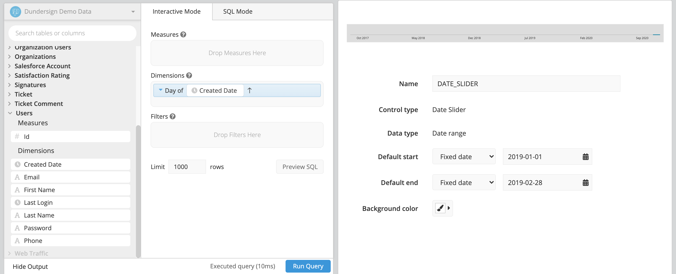 Date slider example