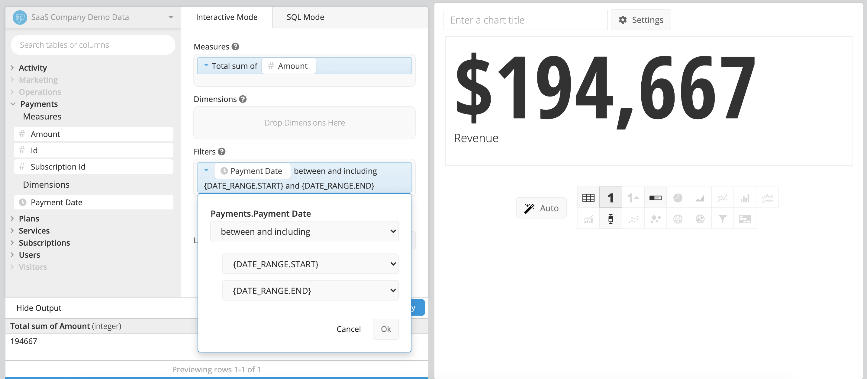 Filter data with Hidden Variables