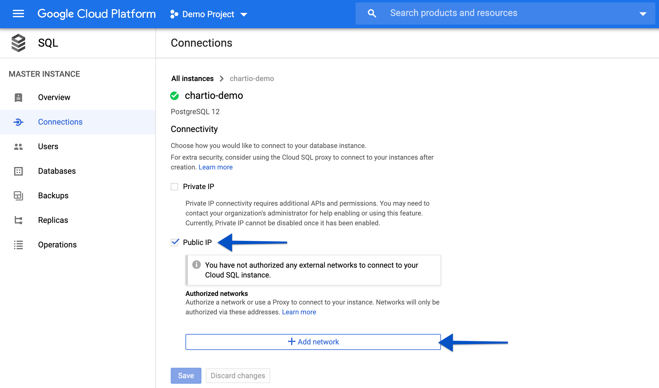 Use a Public IP and add a new network