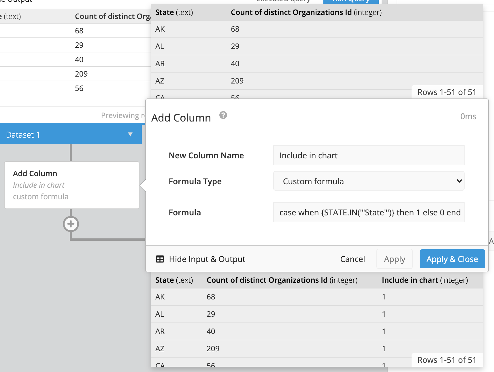 CASE statement in Edit Column step