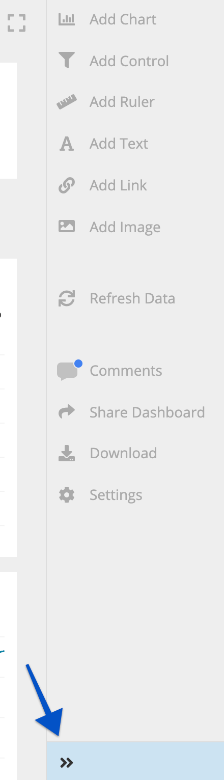 Minimize dashboard sidebar