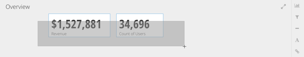 Select multiple charts by dragging