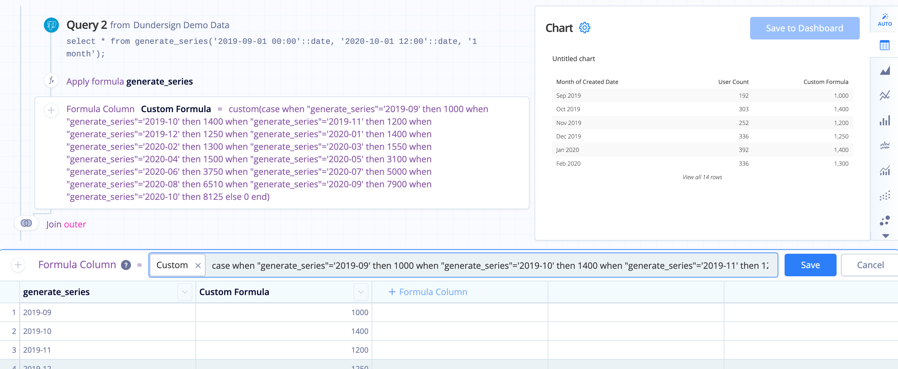 Use a CASE statement to assign static values to each date