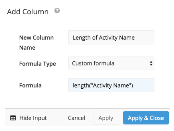 Use length to find out how many characters are in a string