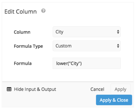 Convert a string to all lowercase or all uppercase