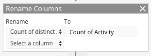 Transformation Step node