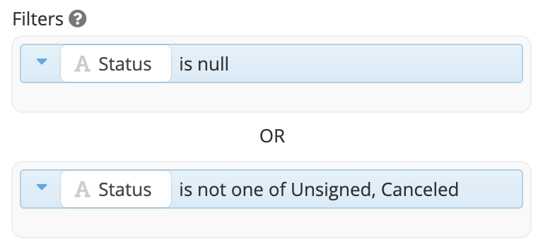 Add AND and OR operators as filters - Example 2