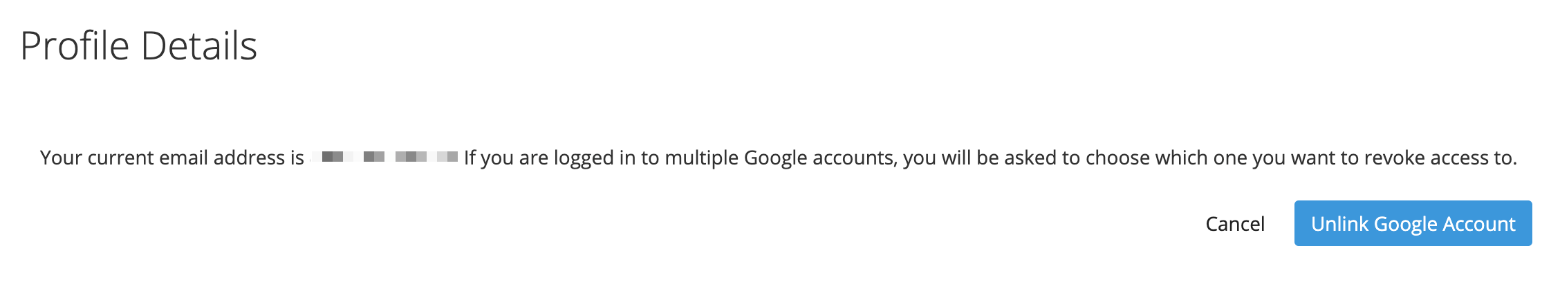 Unlink Google Account